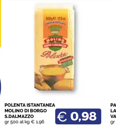Polenta istantanea Molino di Borgo S.Dalmazzo