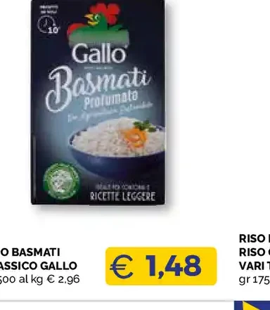 Riso Basmati classico Gallo