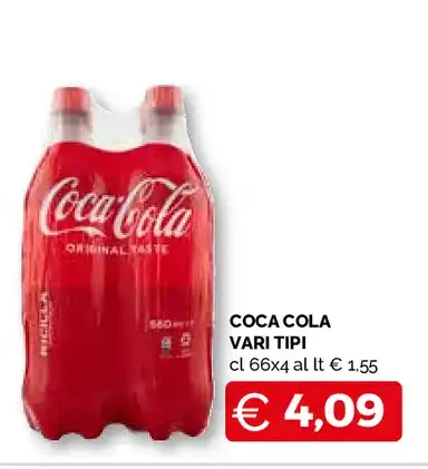 Coca Cola vari tipi