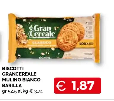 Biscotti Gran Cereale Mulino Bianco Barilla