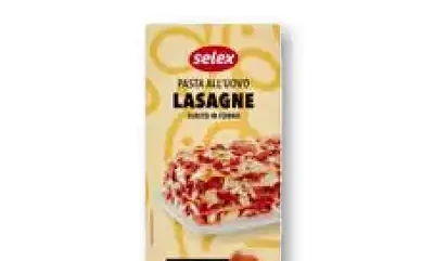 Pasta all'uovo lasagne