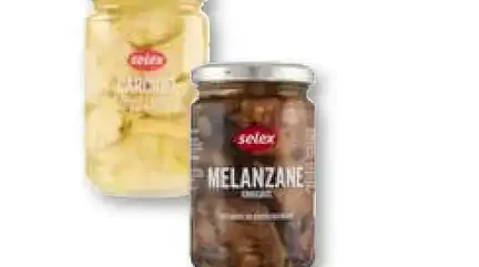 Carciofini tagliati, melanzane grigliate
