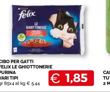 Cibo per gatti Felix Le Ghiottonerie Purina