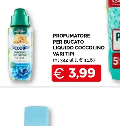 Profumatore per bucato liquido Coccolino vari tipi