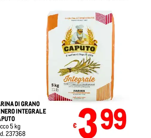 Farina di grano tenero integrale Caputo