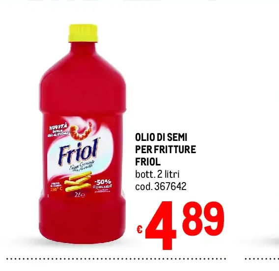 Olio di semi per fritture Friol