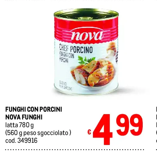 Funghi con porcini Nova Funghi