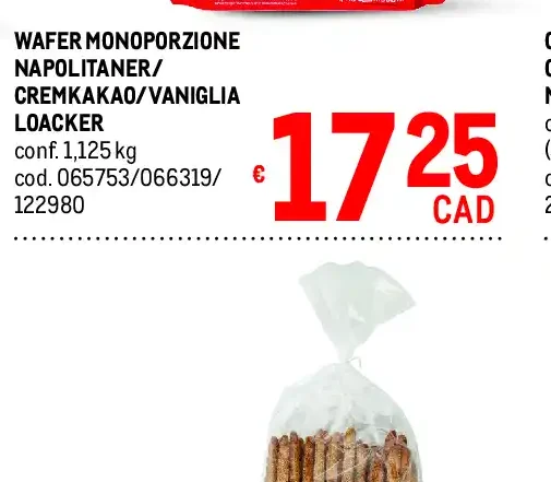 Wafer monoporzione Loacker