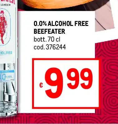 Gin 0.0% Alcohol Free Beefeater
