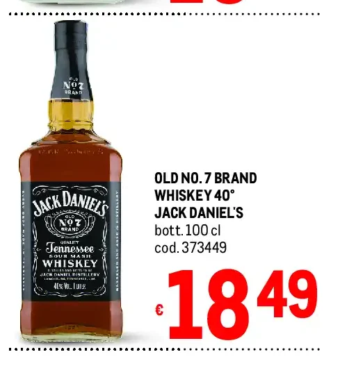 Old No. 7 Brand Whiskey Jack Daniel's