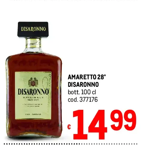 Amaretto 28° Disaronno
