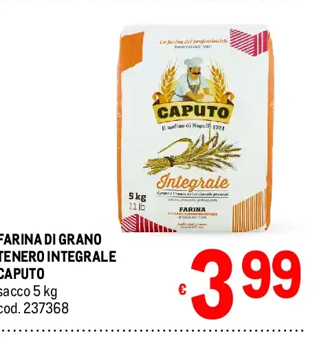 Farina di grano tenero integrale Caputo