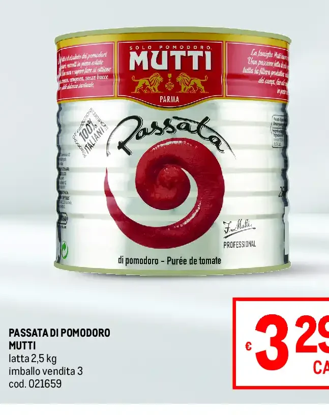 Passata di pomodoro Mutti