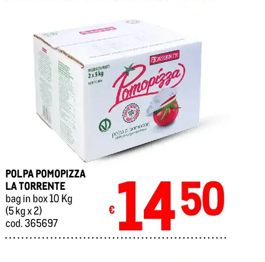 Polpa pomopizza La Torrente