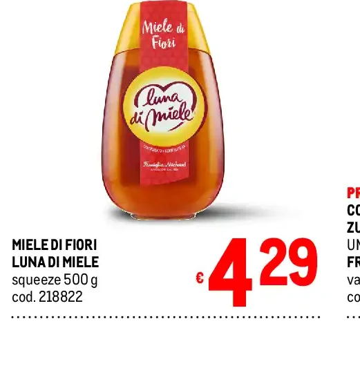 Miele di fiori Luna di Miele