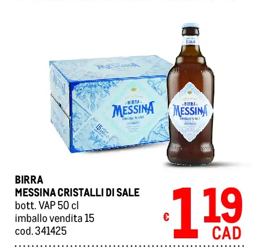 Birra Messina Cristalli di Sale