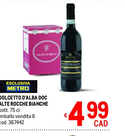 Dolcetto d'Alba DOC Alte Rocche Bianche