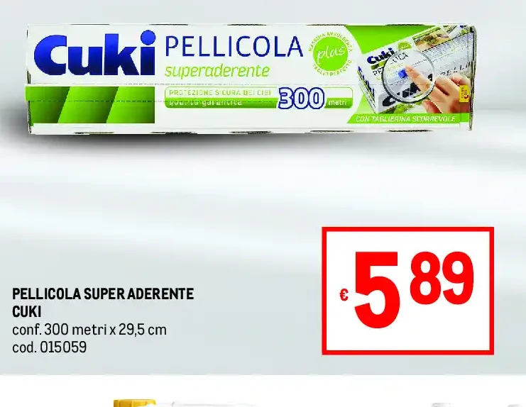 Pellicola super aderente Cuki