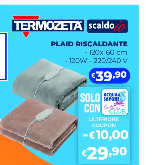 Plaid riscaldante