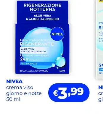 Nivea crema viso giorno e notte