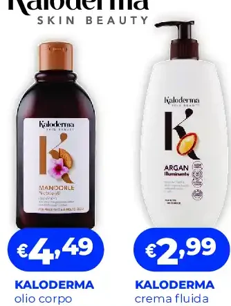 Kaloderma olio corpo mandorle