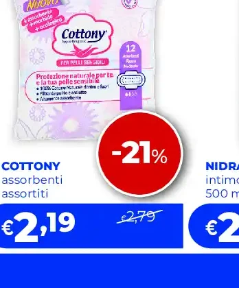 Cottony assorbenti