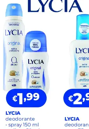 Lycia deodorante