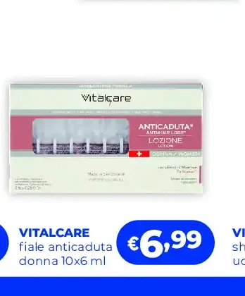 Vitalcare fiale anticaduta donna