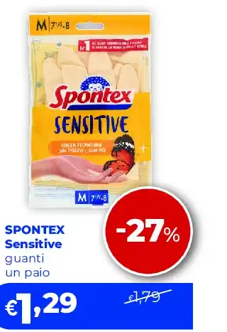 Spontex Sensitive guanti
