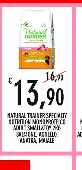 Natural Trainer Specialty Nutrition Monoproteico Adult Small&Toy