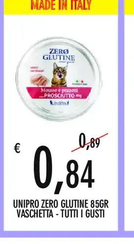 Unipro Zero Glutine Vaschetta