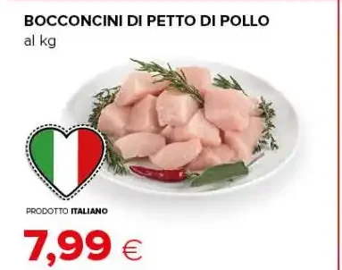 Bocconcini di petto di pollo