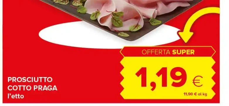 Prosciutto cotto Praga