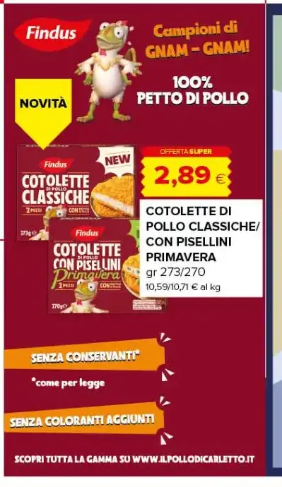 Cotoletta di pollo classiche con pisellini primavera