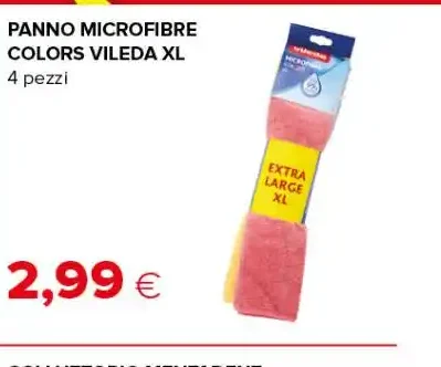 Panno microfibre Colors Vileda XL