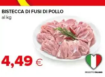 Bistecca di fusi di pollo