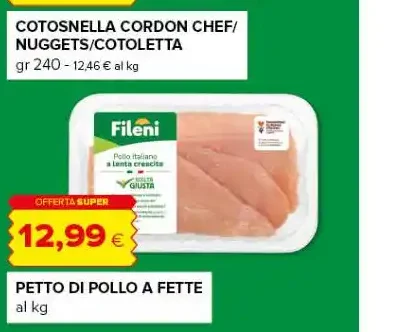 Petto di pollo a fette