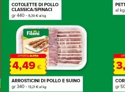 Arrosticini di pollo e suino