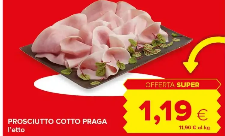 Prosciutto cotto Praga