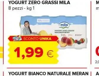 Yogurt zero grassi Mila