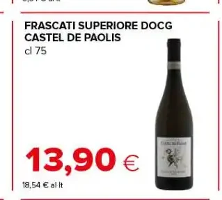 Vino Frascati Superiore DOCG Castel de Paolis