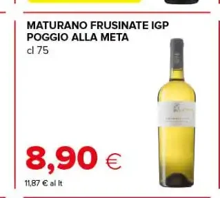 Vino Maturano Frosinate IGP Poggio alla Meta
