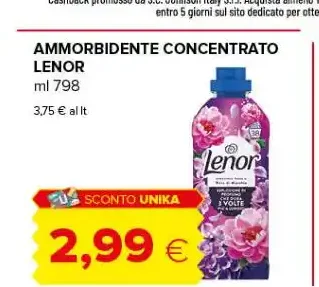 Ammorbidente concentrato Lenor