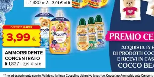 Ammorbidente concentrato Coccolino