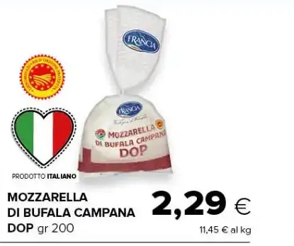 Mozzarella di bufala campana DOP