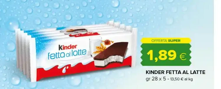 Kinder Fetta al Latte