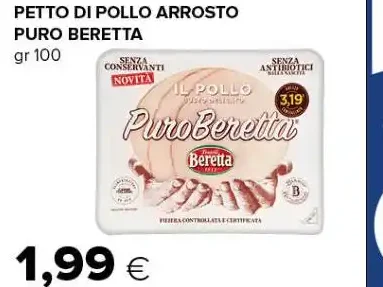 Petto di pollo arrosto Puro Beretta