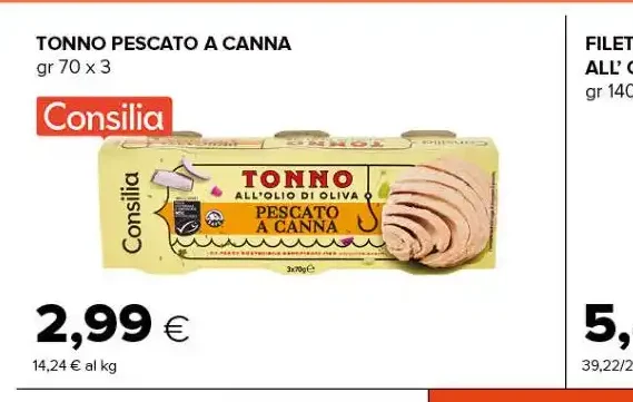 Tonno pescato a canna
