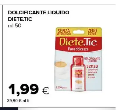 Dolcificante liquido
