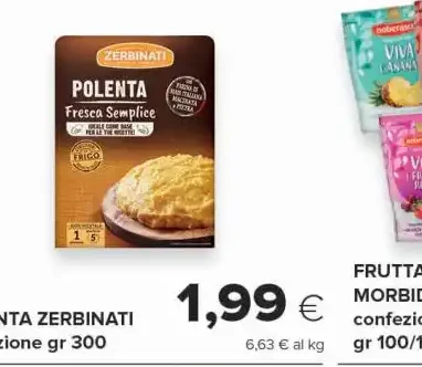 Polenta fresca semplice